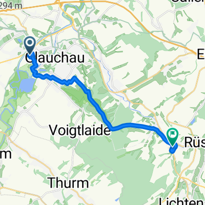 Auestraße nach Höhenweg 7A