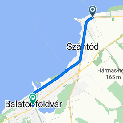 Zamárdi - Gábor Áron utca, Balatonföldvár