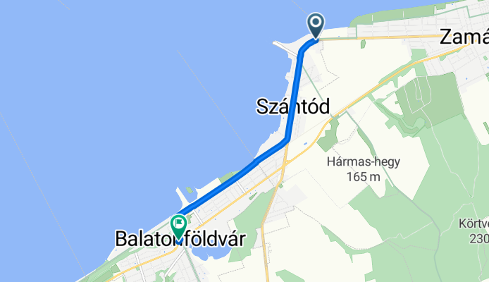 Zamárdi - Gábor Áron utca, Balatonföldvár
