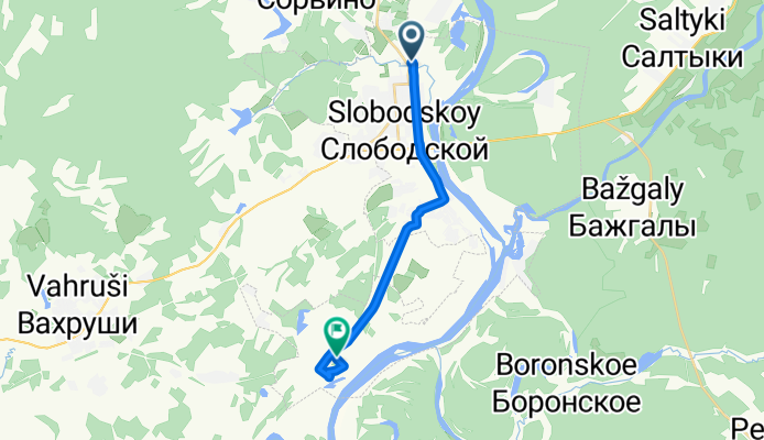 улица Яна Райниса, Слободской до Боярская улица, Слободской