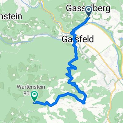Schneidergrabenweg, Krottendorf-Gaisfeld nach Krottendorf, Krottendorf-Gaisfeld