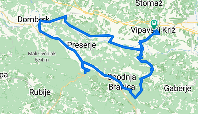 22 - vipavski kriz in dolina branice