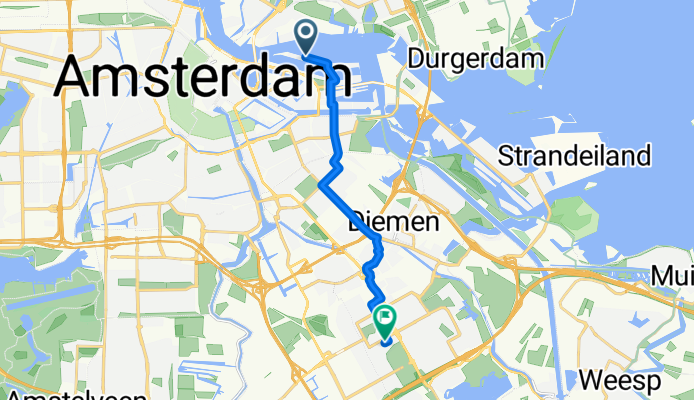 Lamonggracht, Amsterdam to Bijlmer Center (D,F,H), Amsterdam