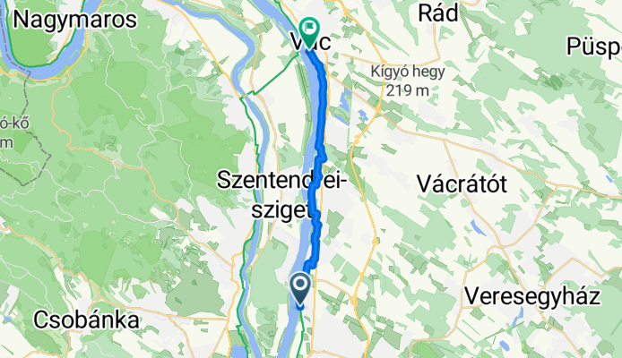 Dunakeszi - Ady Endre sétány, Vác