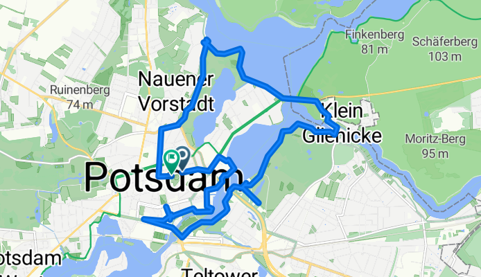 Gutenbergstraße, Potsdam nach Gutenbergstraße, Potsdam