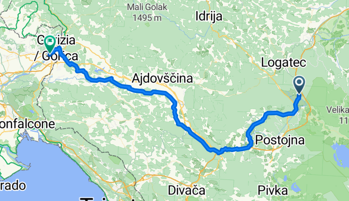 Laze to Gorizia Stazione FF SS (I)