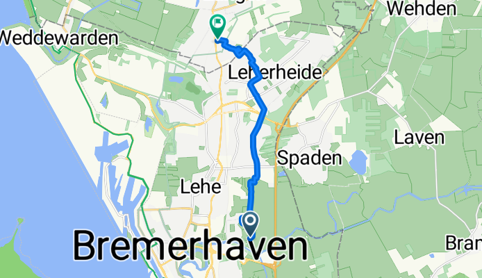 Nord, Bremerhaven nach Leher Landstraße, Geestland