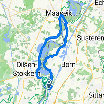 Bergerweg, Urmond nach Palmenhof, Maasmechelen