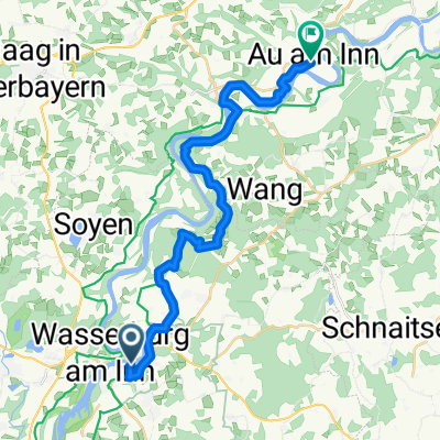 Von Wasserburg nach Kloster Au