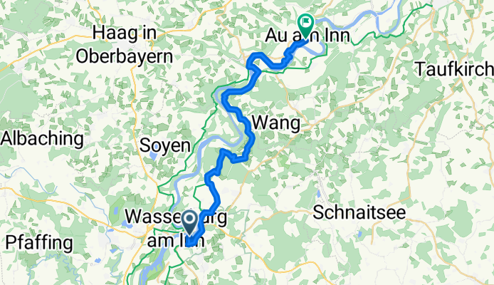 Von Wasserburg nach Kloster Au