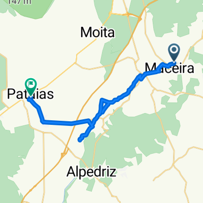 Rua Principal, Maceira to Avenida Rnh Santa Isabel, Pataias