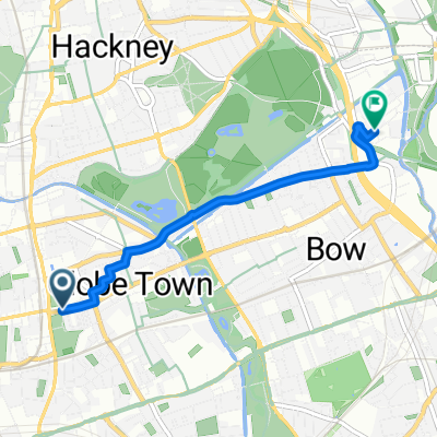 Hollybush Place, London to Navigators Walk, London