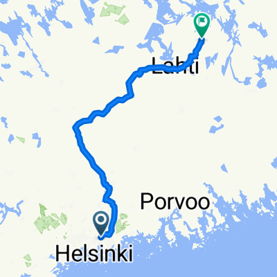 Finland dag 1-3 (55km dagligt)