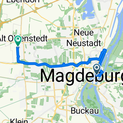Zollstraße, Magdeburg nach Auf der Grauwacke, Magdeburg
