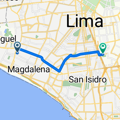 De Trinidad María Enríquez a Avenida Canadá