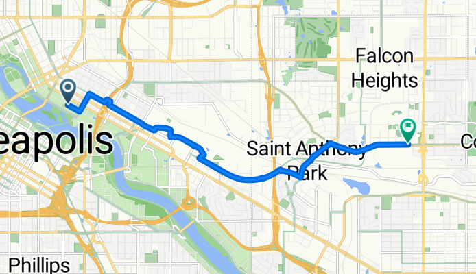 From Minneapolis to Saint Paul