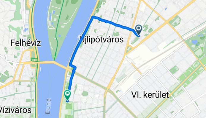 Bulcsú utca to Budapest