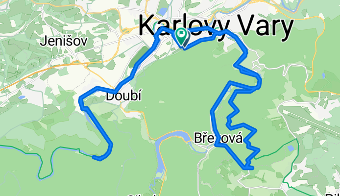 Šumavská, Карлові Вари до Šumavská, Карлові Вари