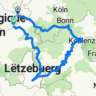 Route to Liège