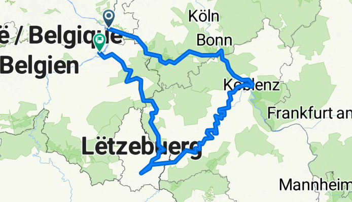Route to Liège