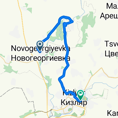 Октябрьская улица, Новогеоргиевка до улица Красина, Кизляр