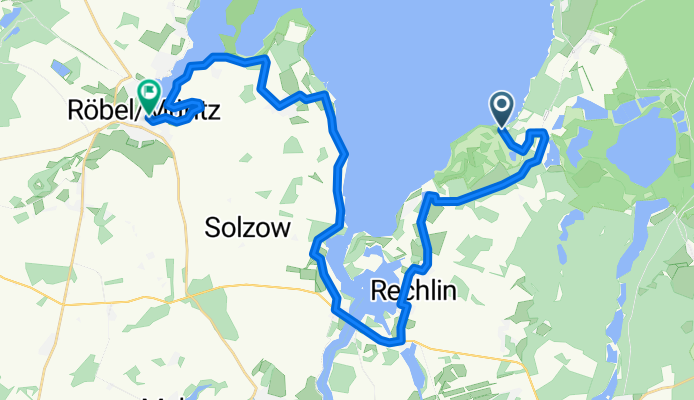 Von Rechlin bis Röbel/Müritz