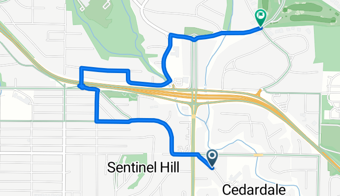 Route in West Vancouver