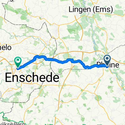 Hengelose Es, Hengelo nach Poststraße, Rheine