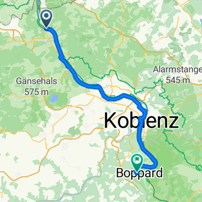 Goethestraße, Remagen nach Koblenzer Straße, Boppard