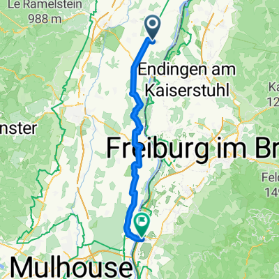 Rue de l'Église, Richtolsheim nach Kreuzstraße, Neuenburg am Rhein