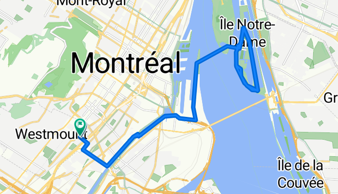 Rue Stayner, Westmount to Boul Dorchester O, Westmount