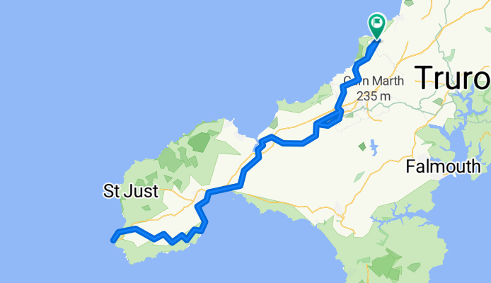 St Agnes - Marazion - Lands End - St Agnes