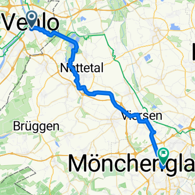 von Venlo nach Mönchengladbach
