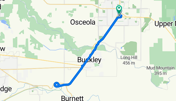 Enumclaw to closed Spikton Ditch Bridge, Foothills Trail; return