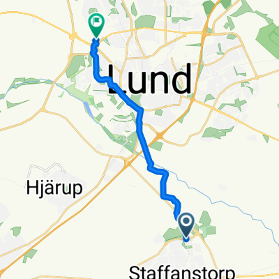 Stenhuggarevägen to Höstbruksvägen