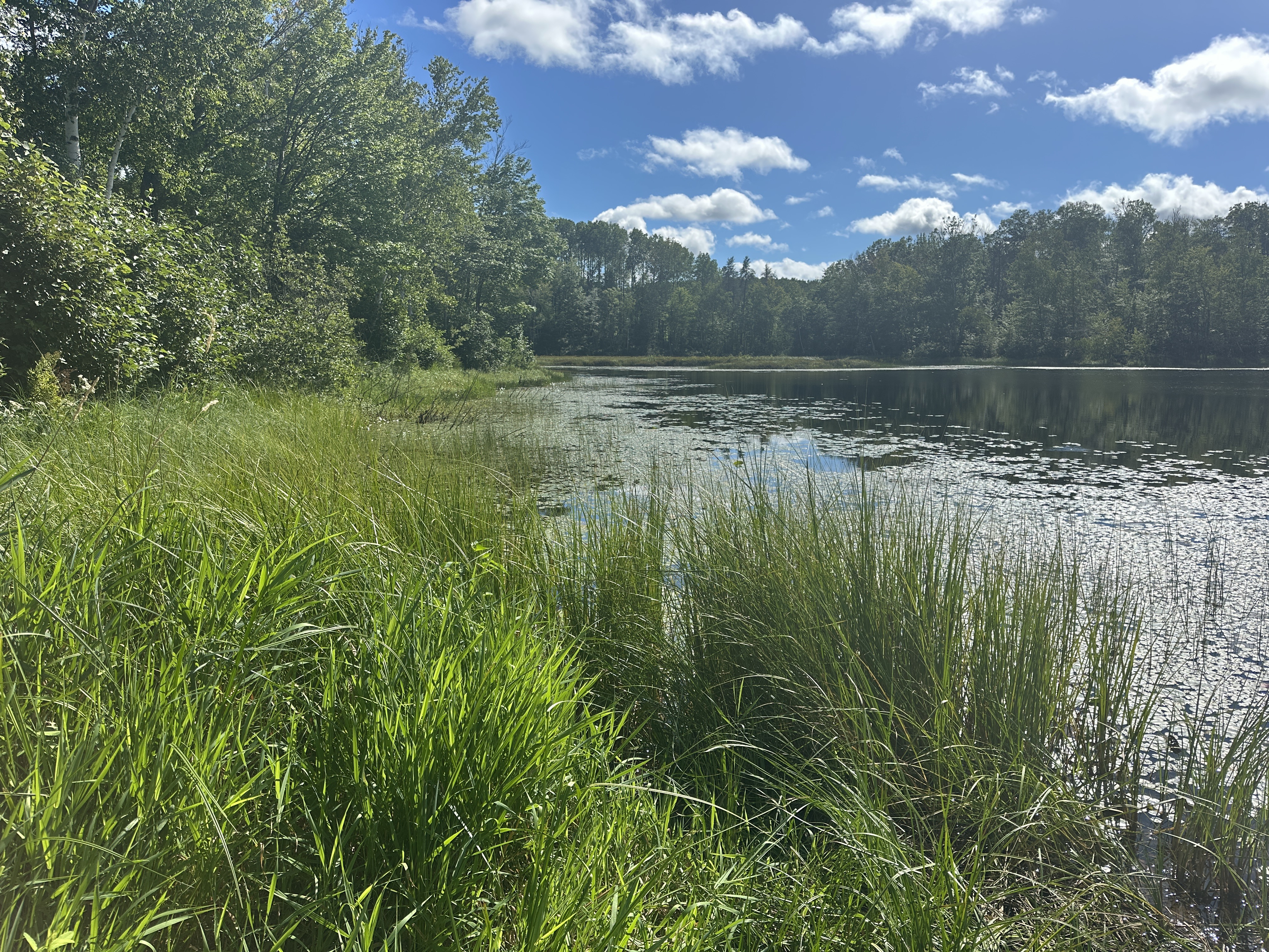 Robert and Patricia ride to Long Lake and to the campground and back Washburn