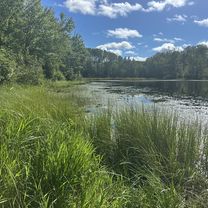 Robert and Patricia ride to Long Lake and to the campground and back Washburn