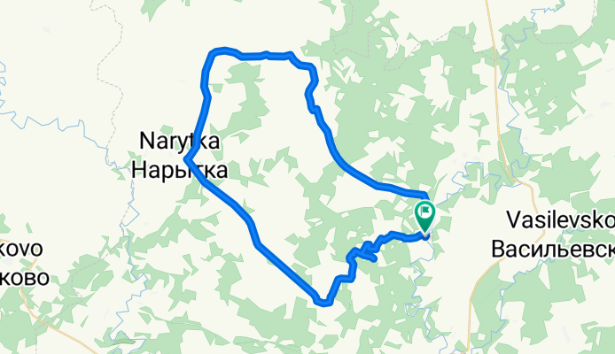 55.189, 35.001 до 55.189, 35.001