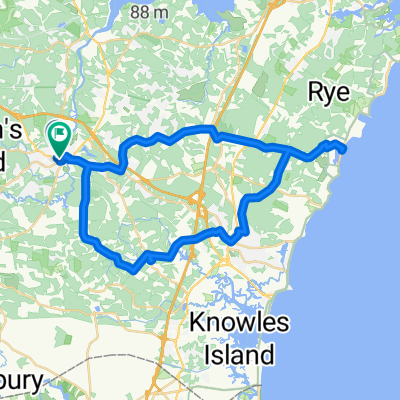 To the beach by bike