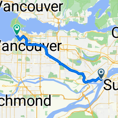 Agnes St, New Westminster to Beach Ave, Vancouver
