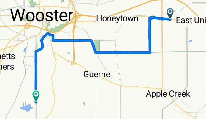 Judy Ave, Apple Creek to CR-176, Wooster