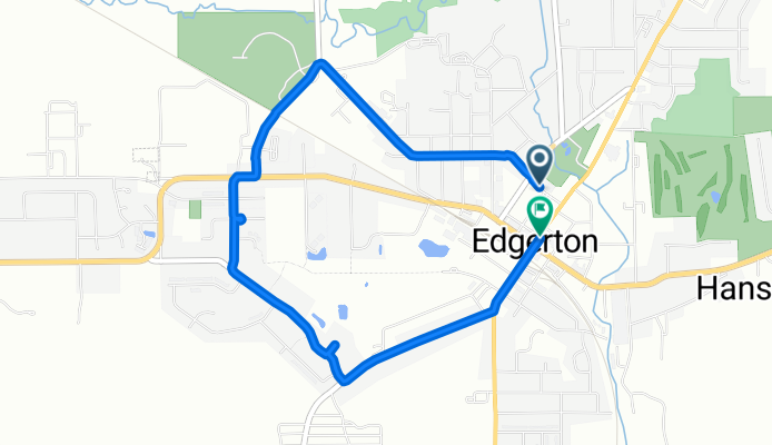 N Main St, Edgerton to N Main St, Edgerton