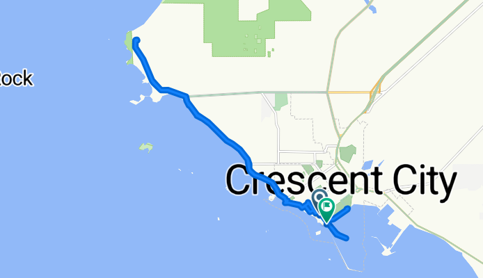 Lighthouse Way, Crescent City to Lighthouse Way, Crescent City