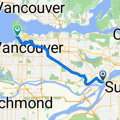 Agnes St, New Westminster to Beach Ave, Vancouver