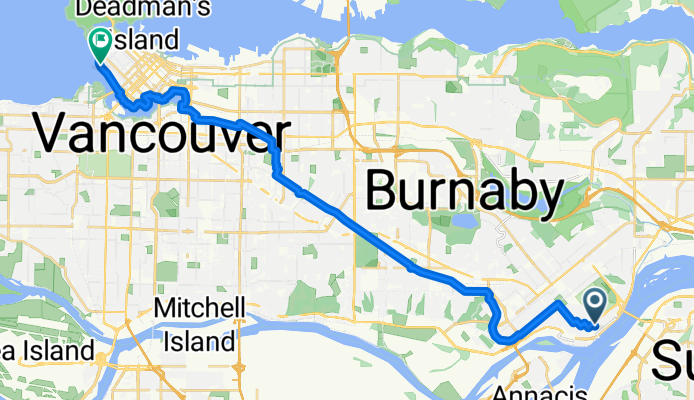 Agnes St, New Westminster to Beach Ave, Vancouver