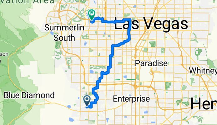 Golf Course St, Las Vegas to W Pebble Rd, Las Vegas