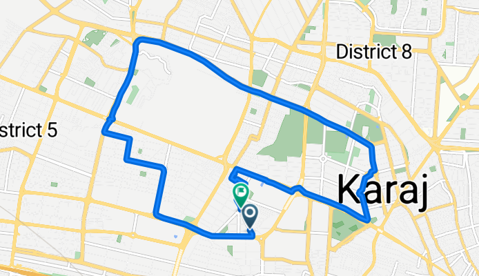 هجرت ۱۸, Karaj to هجرت ۱۸, Karaj