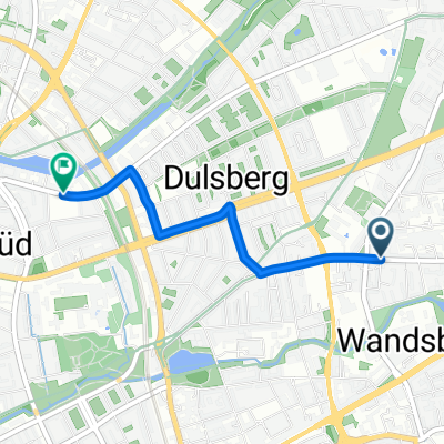 Lesserstraße, Hamburg nach Alter Teichweg, Hamburg