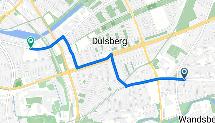 Lesserstraße, Hamburg nach Alter Teichweg, Hamburg