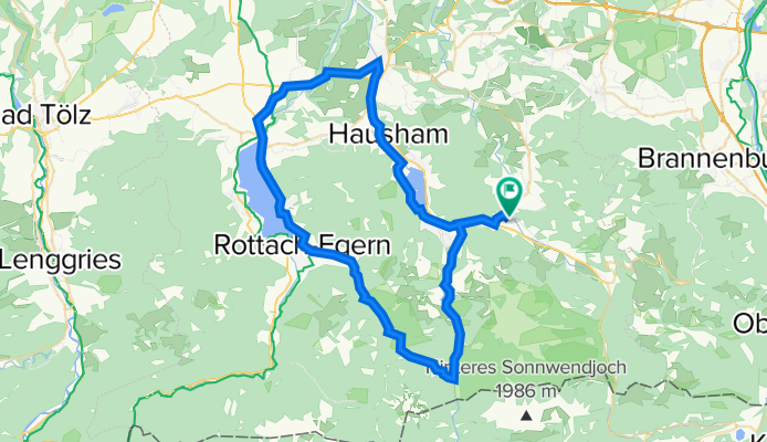 Aurach - Schliersee - Tegernsee - Spitzingsee